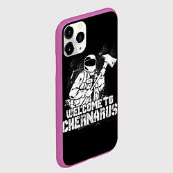 Чехол iPhone 11 Pro матовый DayZ Chernarus, цвет: 3D-фиолетовый — фото 2