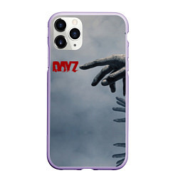 Чехол iPhone 11 Pro матовый DAYZombie ДЕЙЗИ Z, цвет: 3D-светло-сиреневый