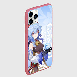 Чехол iPhone 11 Pro матовый GENSHIN IMPACT, ГАНЬ ЮЙ, цвет: 3D-малиновый — фото 2