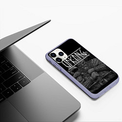 Чехол iPhone 11 Pro матовый Viking, цвет: 3D-светло-сиреневый — фото 2