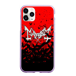 Чехол iPhone 11 Pro матовый MAYHEM, цвет: 3D-сиреневый