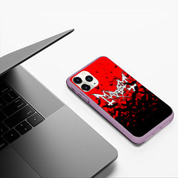 Чехол iPhone 11 Pro матовый MAYHEM, цвет: 3D-сиреневый — фото 2
