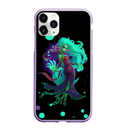 Чехол iPhone 11 Pro матовый Death prophet Dota 2, цвет: 3D-светло-сиреневый