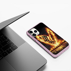 Чехол iPhone 11 Pro матовый ВИКИНГИ VIKINGS V, цвет: 3D-розовый — фото 2