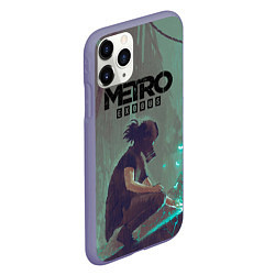 Чехол iPhone 11 Pro матовый Metro Exodus, цвет: 3D-серый — фото 2