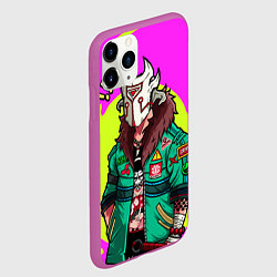 Чехол iPhone 11 Pro матовый Джагер Dota 2, цвет: 3D-фиолетовый — фото 2