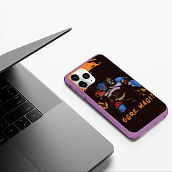 Чехол iPhone 11 Pro матовый Огр Dota 2, цвет: 3D-фиолетовый — фото 2