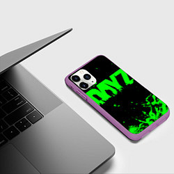 Чехол iPhone 11 Pro матовый Dayz, цвет: 3D-фиолетовый — фото 2