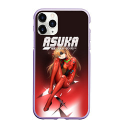 Чехол iPhone 11 Pro матовый Asuka Eva-02