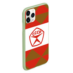 Чехол iPhone 11 Pro матовый Советское печенье, цвет: 3D-салатовый — фото 2