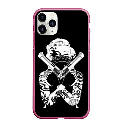 Чехол iPhone 11 Pro матовый GANGSTA MARILYN