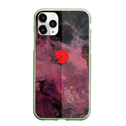 Чехол iPhone 11 Pro матовый Fjall Raven Дизайнерская, цвет: 3D-салатовый