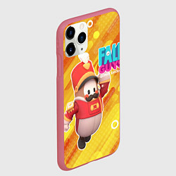 Чехол iPhone 11 Pro матовый FALL GUYS Щелкунчик, цвет: 3D-малиновый — фото 2