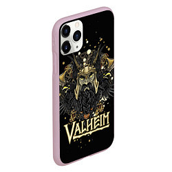 Чехол iPhone 11 Pro матовый Valheim, цвет: 3D-розовый — фото 2