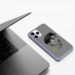 Чехол iPhone 11 Pro матовый Ли Мин Хо Lee Min Ho, цвет: 3D-светло-сиреневый — фото 2