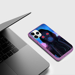 Чехол iPhone 11 Pro матовый Сталкер, цвет: 3D-фиолетовый — фото 2