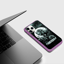 Чехол iPhone 11 Pro матовый Powerwolf, цвет: 3D-фиолетовый — фото 2