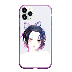 Чехол iPhone 11 Pro матовый ШИНОБУ КОЧО, цвет: 3D-фиолетовый