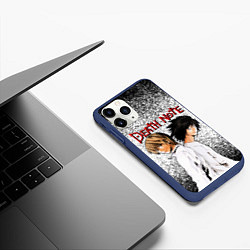 Чехол iPhone 11 Pro матовый ТЕТРАДЬ СМЕРТИ, цвет: 3D-тёмно-синий — фото 2