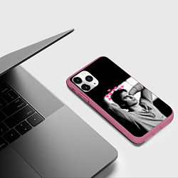 Чехол iPhone 11 Pro матовый Дневники вампира, цвет: 3D-малиновый — фото 2