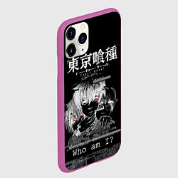 Чехол iPhone 11 Pro матовый Who am I? Tokyo Ghoul, цвет: 3D-фиолетовый — фото 2