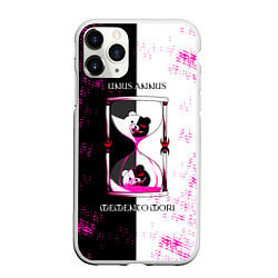 Чехол iPhone 11 Pro матовый MONOKUMA МОНОКУМА HOURGLASS, цвет: 3D-белый