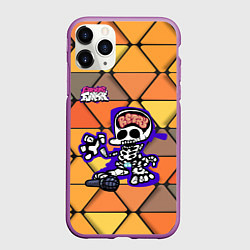 Чехол iPhone 11 Pro матовый Friday Night Funkin игра, цвет: 3D-фиолетовый