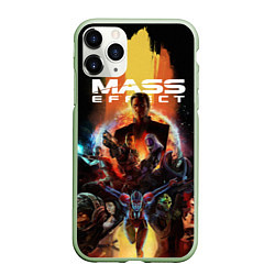 Чехол iPhone 11 Pro матовый Mass effect