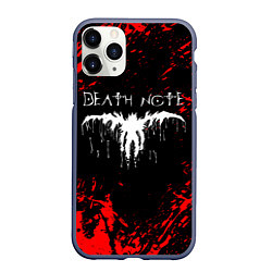 Чехол iPhone 11 Pro матовый DEATH NOTE ТЕТРАДЬ СМЕРТИ, цвет: 3D-серый