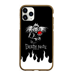 Чехол iPhone 11 Pro матовый DEATH NOTE ТЕТРАДЬ СМЕРТИ, цвет: 3D-коричневый