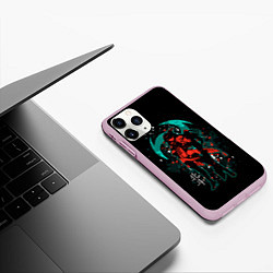 Чехол iPhone 11 Pro матовый GENSHIN IMPACT, БЭЙ ДОУ, цвет: 3D-розовый — фото 2