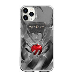 Чехол iPhone 11 Pro матовый DEATH NOTE ТЕТРАДЬ СМЕРТИ, цвет: 3D-белый