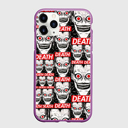 Чехол iPhone 11 Pro матовый ТЕТРАДЬ СМЕРТИ, цвет: 3D-фиолетовый