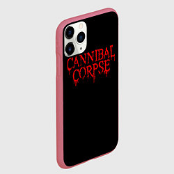Чехол iPhone 11 Pro матовый Cannibal Corpse, цвет: 3D-малиновый — фото 2