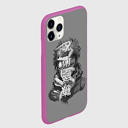 Чехол iPhone 11 Pro матовый JUJUTSU KAISEN ИТАДОРИ, цвет: 3D-фиолетовый — фото 2