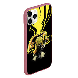 Чехол iPhone 11 Pro матовый ЗЕНИЦУ ZENITSU KNY, цвет: 3D-малиновый — фото 2