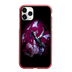 Чехол iPhone 11 Pro матовый DEATH NOTE ТЕТРАДЬ СМЕРТИ, цвет: 3D-красный