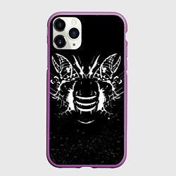 Чехол iPhone 11 Pro матовый DEAD SPACE МЁРТВЫЙ КОСМОС, цвет: 3D-фиолетовый