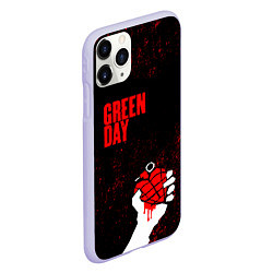 Чехол iPhone 11 Pro матовый Green day, цвет: 3D-светло-сиреневый — фото 2