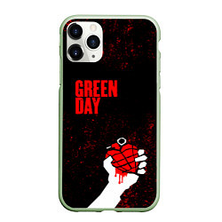 Чехол iPhone 11 Pro матовый Green day