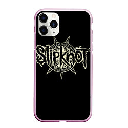 Чехол iPhone 11 Pro матовый Slipknot 1995, цвет: 3D-розовый