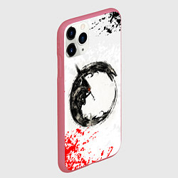 Чехол iPhone 11 Pro матовый BERSERK БЕРСЕРК, цвет: 3D-малиновый — фото 2