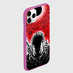 Чехол iPhone 11 Pro матовый BERSERK БЕРСЕРК, цвет: 3D-фиолетовый — фото 2