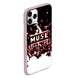Чехол iPhone 11 Pro матовый Muse, цвет: 3D-розовый — фото 2