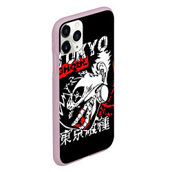 Чехол iPhone 11 Pro матовый ТОКИЙСКИЙ ГУЛЬ TOKYO GHOUL, цвет: 3D-розовый — фото 2