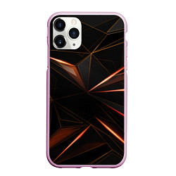 Чехол iPhone 11 Pro матовый Геометрическая Абстракция, цвет: 3D-розовый