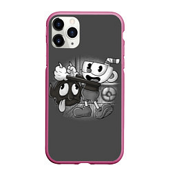 Чехол iPhone 11 Pro матовый CUPHEAD