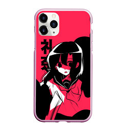 Чехол iPhone 11 Pro матовый Rena Black Pink