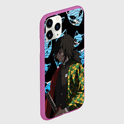 Чехол iPhone 11 Pro матовый ГИО ТОМИОКА КЛИНОК, цвет: 3D-фиолетовый — фото 2
