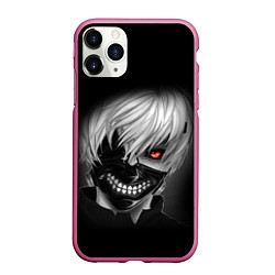 Чехол iPhone 11 Pro матовый TOKYO GHOUL ТОКИЙСКИЙ ГУЛЬ, цвет: 3D-малиновый